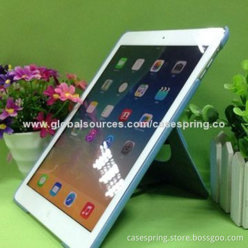 Leather case for ipad, 360 degree rotating hand side shell